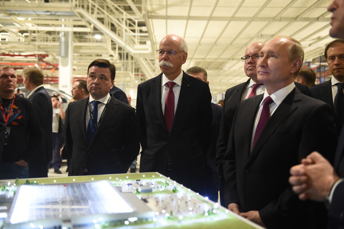 Андрей Воробьев губернатор московской области - Открытие завода Mercedes в Подмосковье